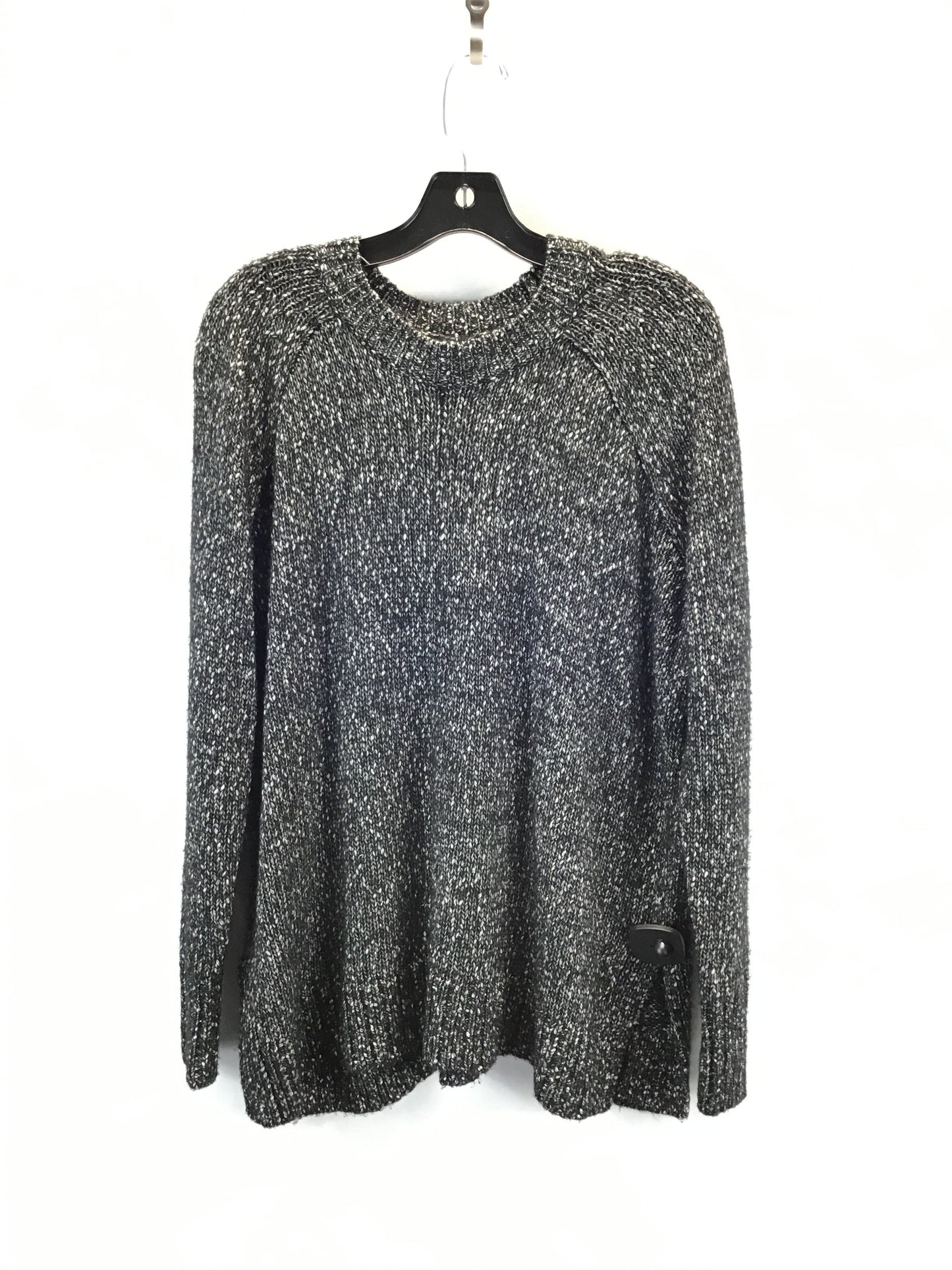 Sweater By Loft In Black White, Size: M