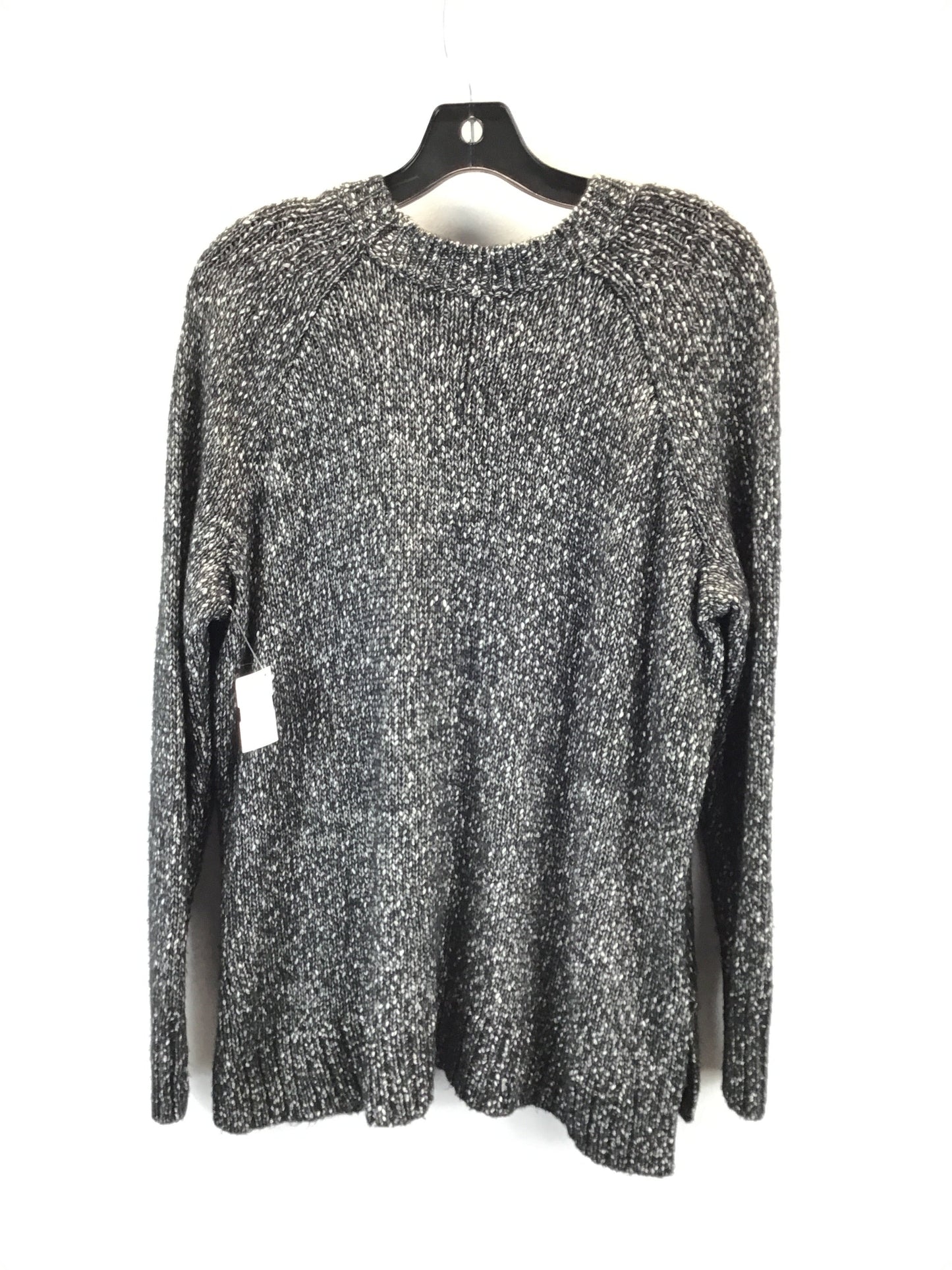 Sweater By Loft In Black White, Size: M