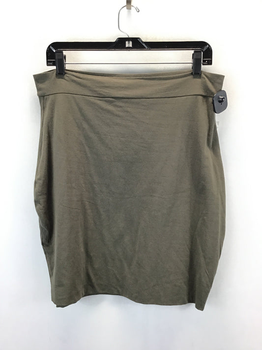 Skirt Mini & Short By Fashion Nova In Olive, Size: 1x