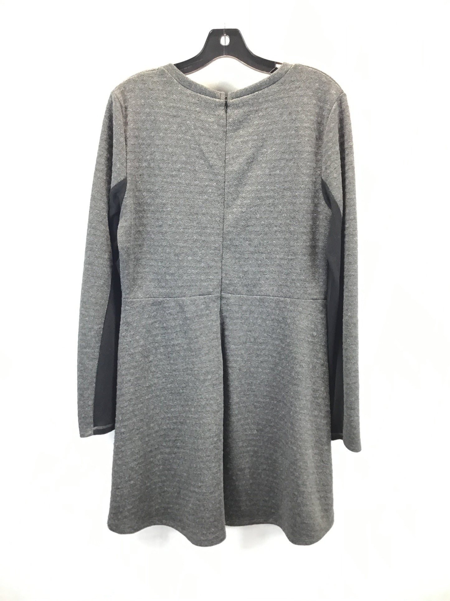 Dress Casual Midi By Rachel Roy In Black Grey, Size: Xl