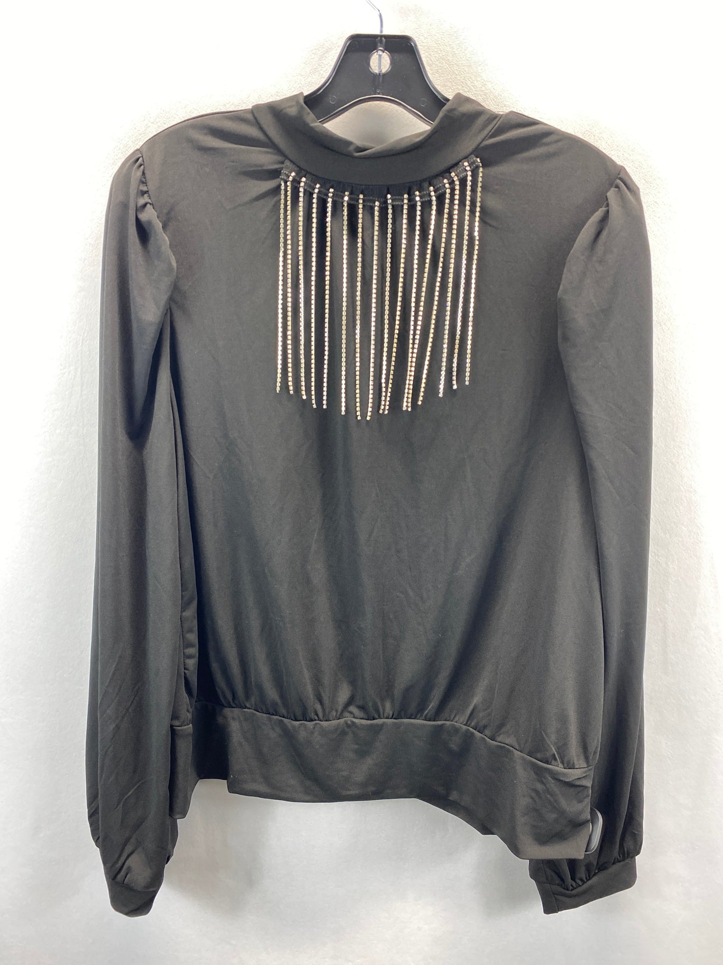 Top Long Sleeve By Clothes Mentor In Black, Size: Xl