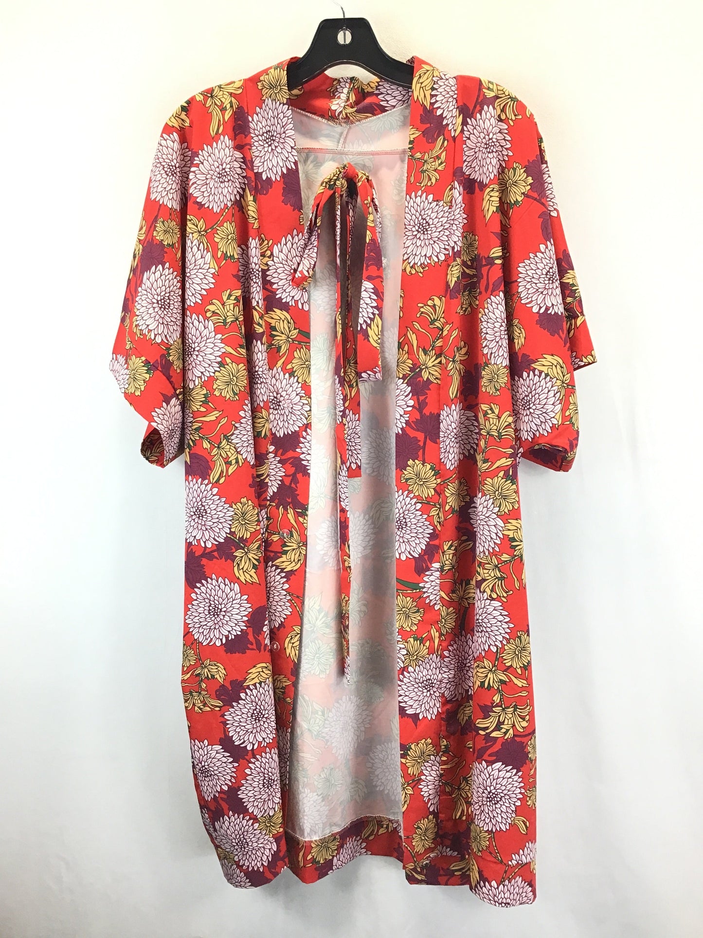 Floral Print Kimono Clothes Mentor, Size L