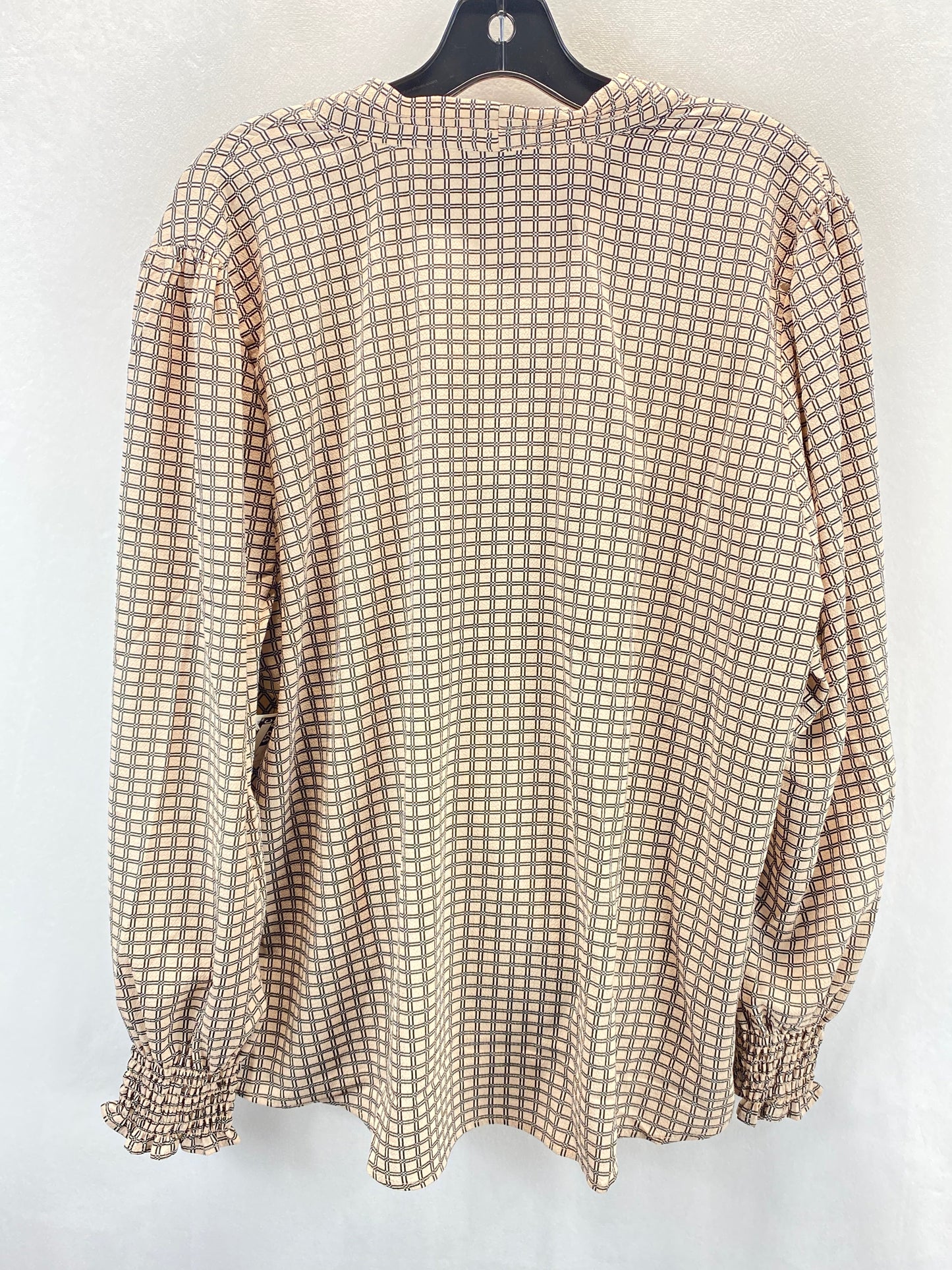 Blouse Long Sleeve By Adrianna Papell  Size: Xl
