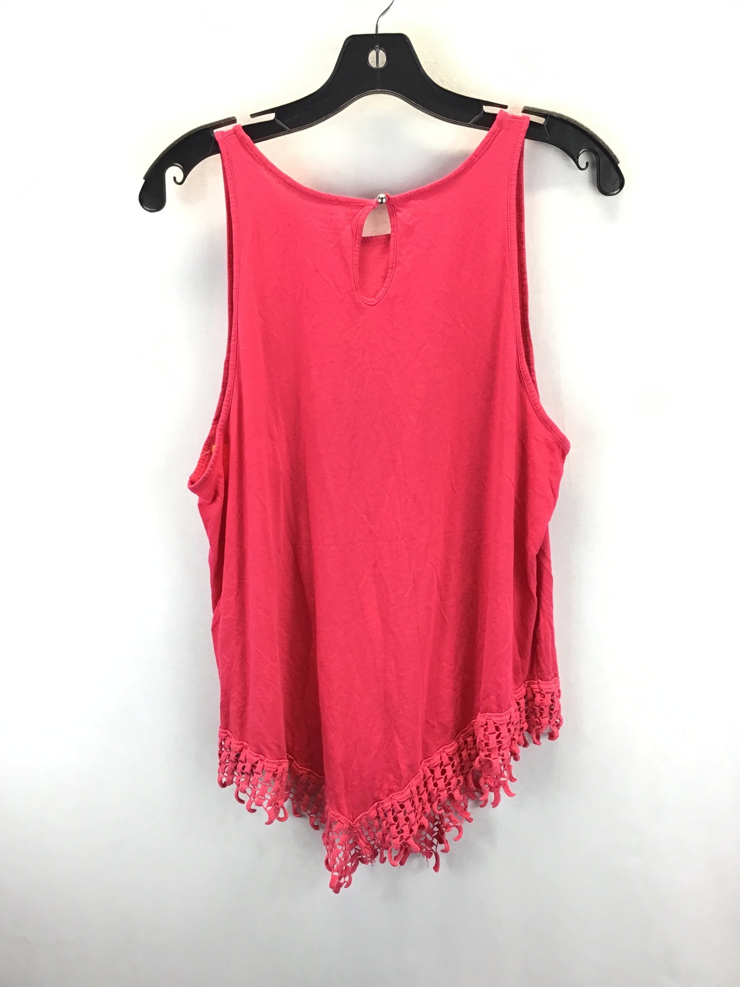 Pink Top Sleeveless New York And Co, Size L