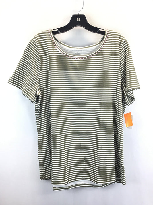 Top Short Sleeve Basic By Talbots  Size: Xl