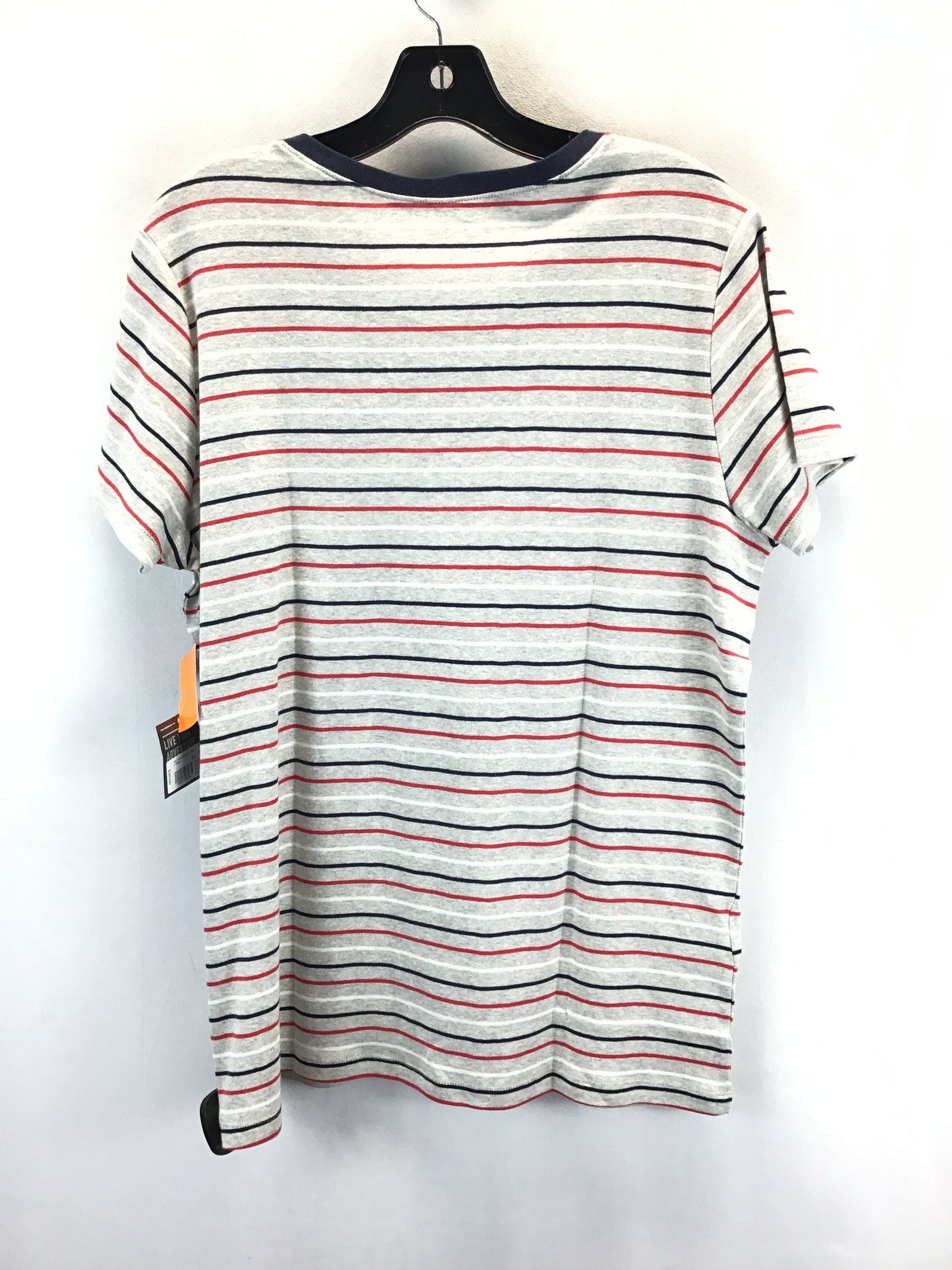 Top Short Sleeve By Eddie Bauer In Striped Pattern, Size: 2x