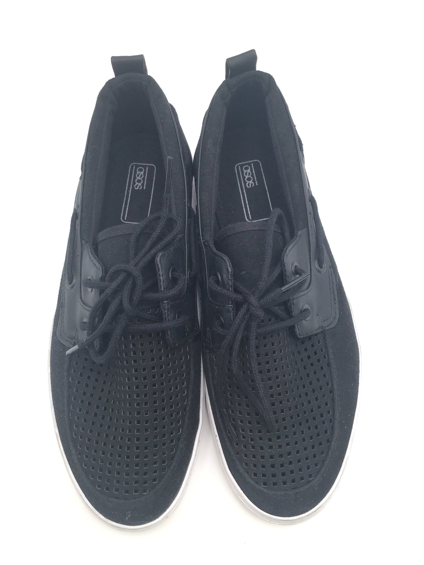 Black Shoes Sneakers Asos, Size 7