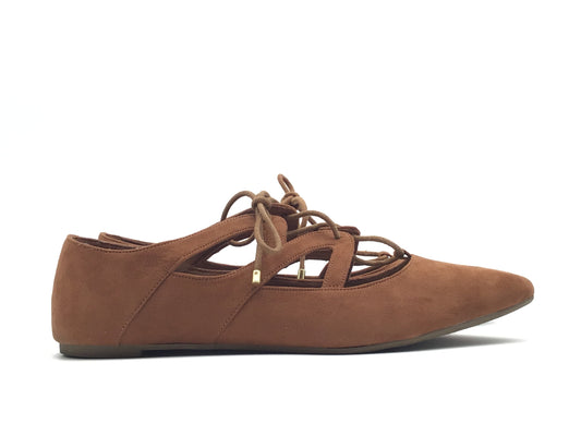 Brown Shoes Flats Christian Siriano, Size 10