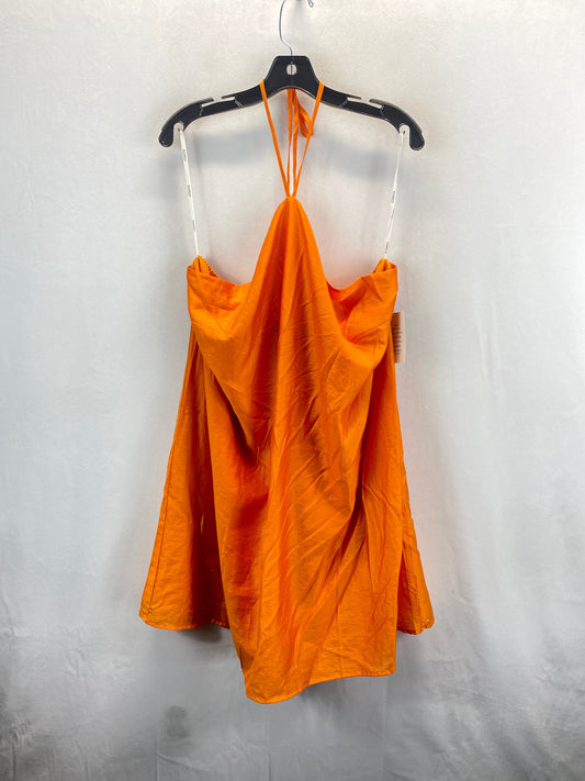 Orange Dress Casual Midi Eloquii, Size 18