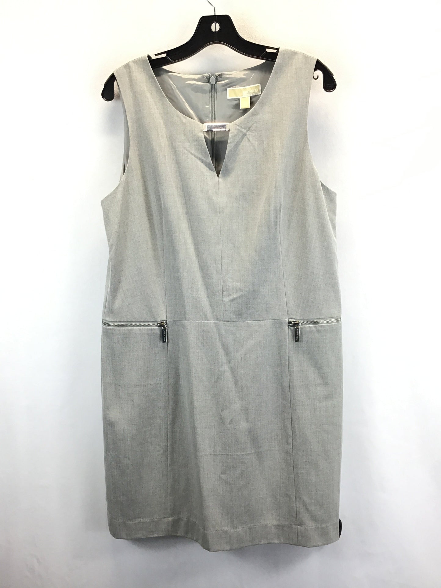 Grey Dress Work Michael By Michael Kors, Size 12