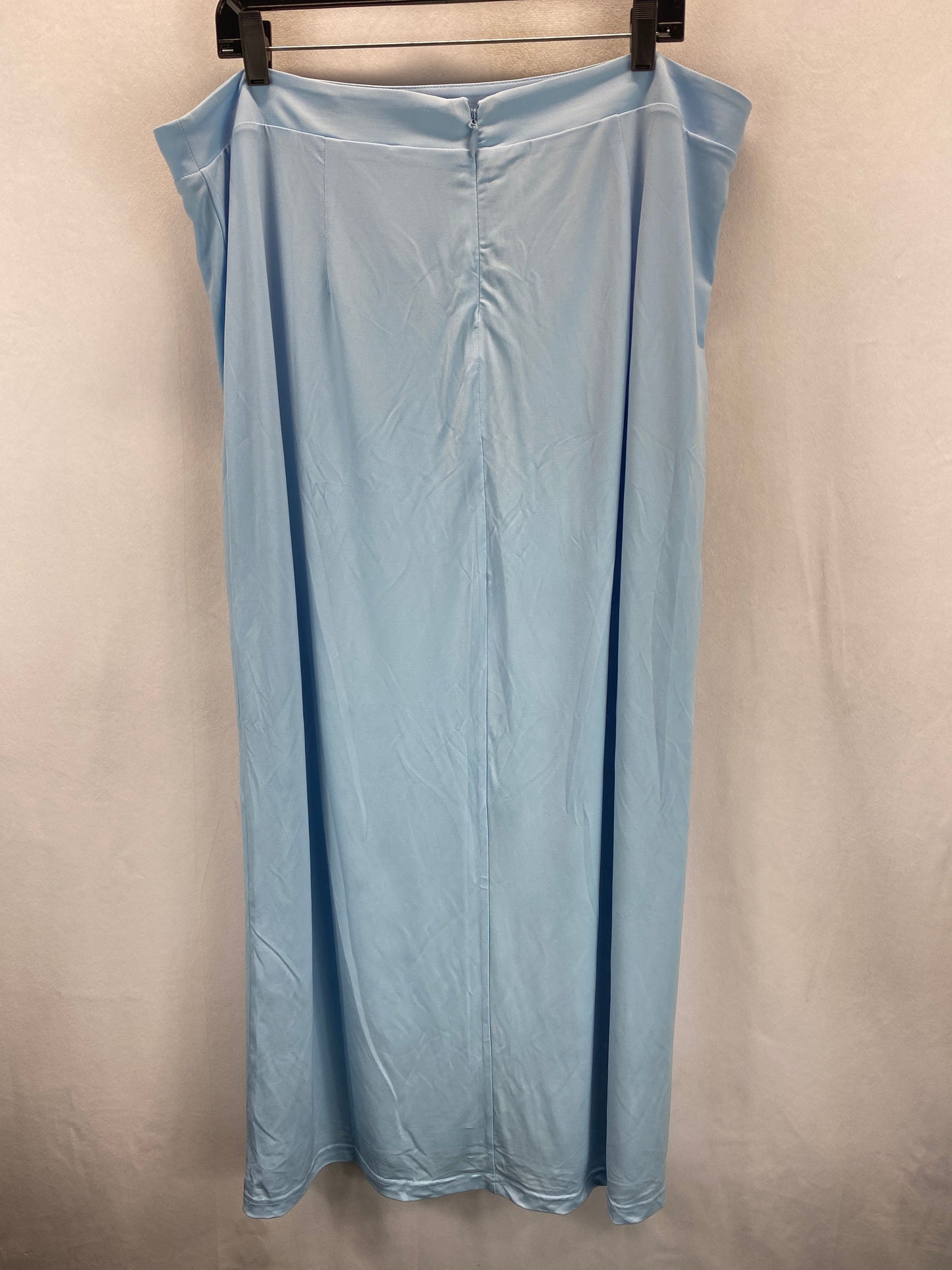 Blue Skirt Midi Clothes Mentor, Size Xxl