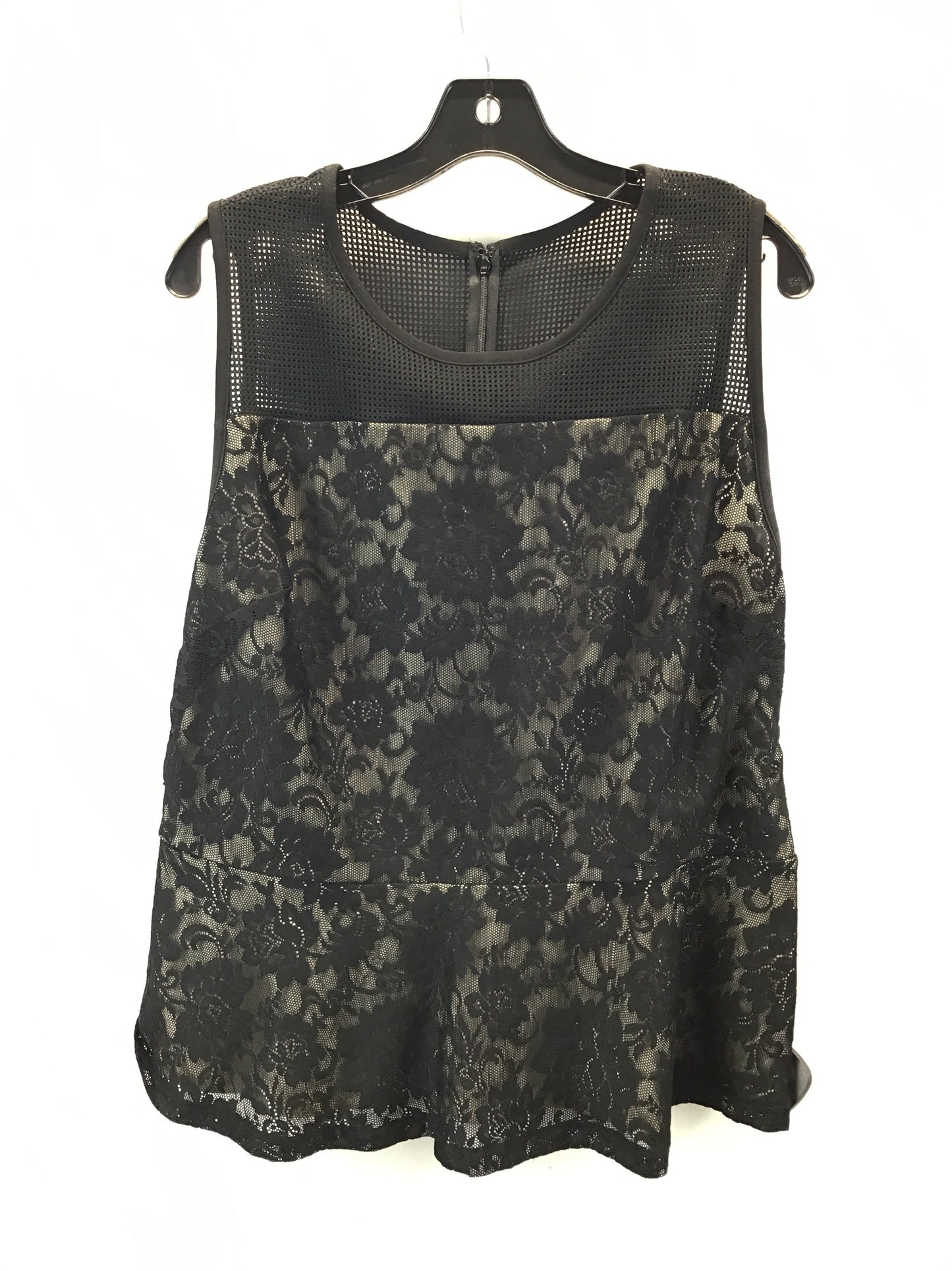 Top Sleeveless By New York And Co In Black, Size: Xl