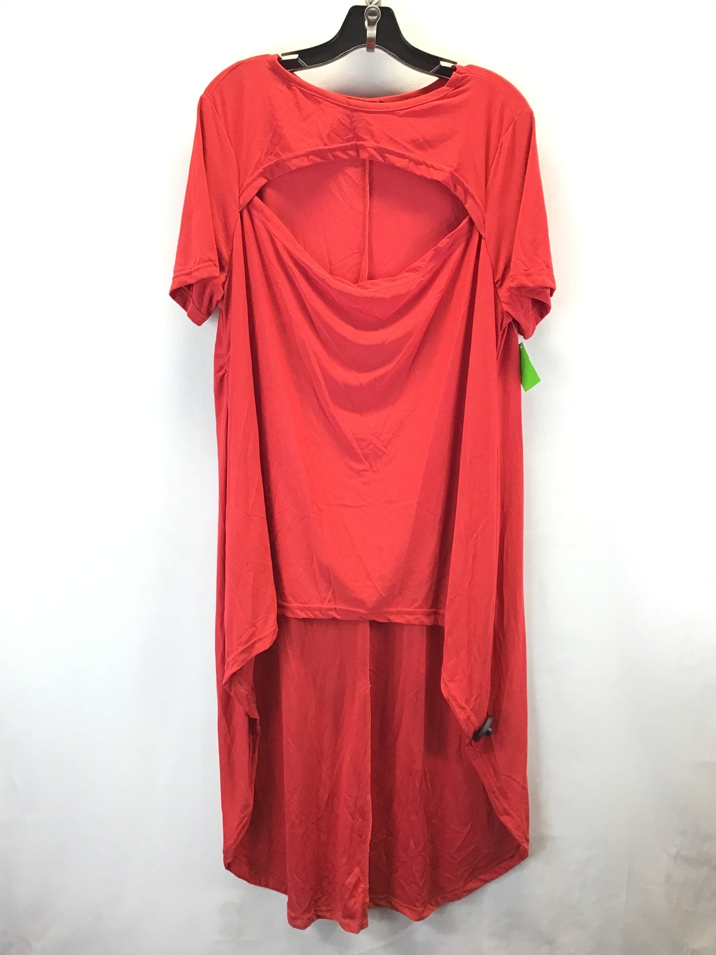 Tunic Short Sleeve By Rouge In Red, Size: 3x