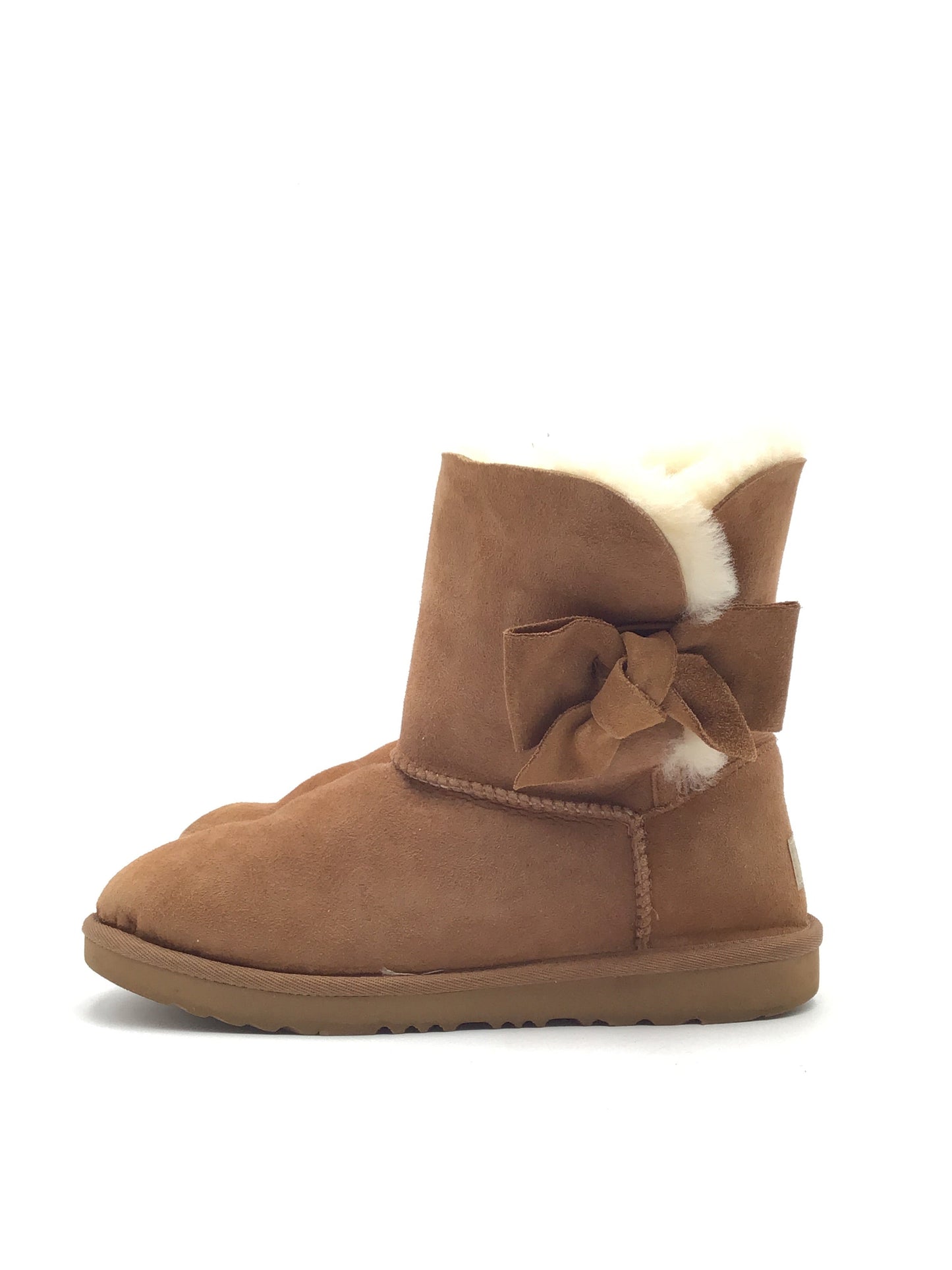 Boots Ankle Flats By Ugg In Tan, Size: 6