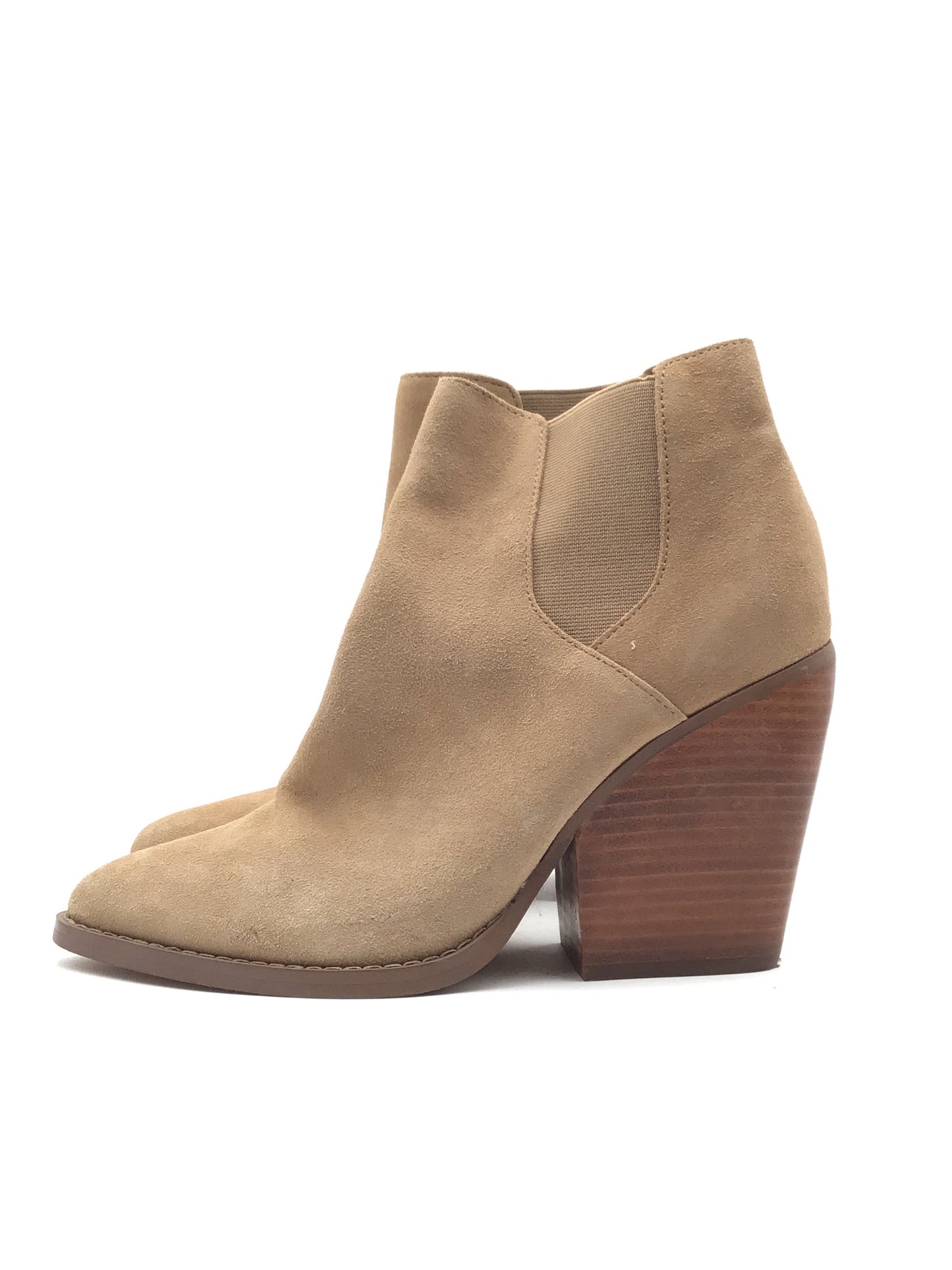 Boots Ankle Heels By Banana Republic In Beige, Size: 8.5