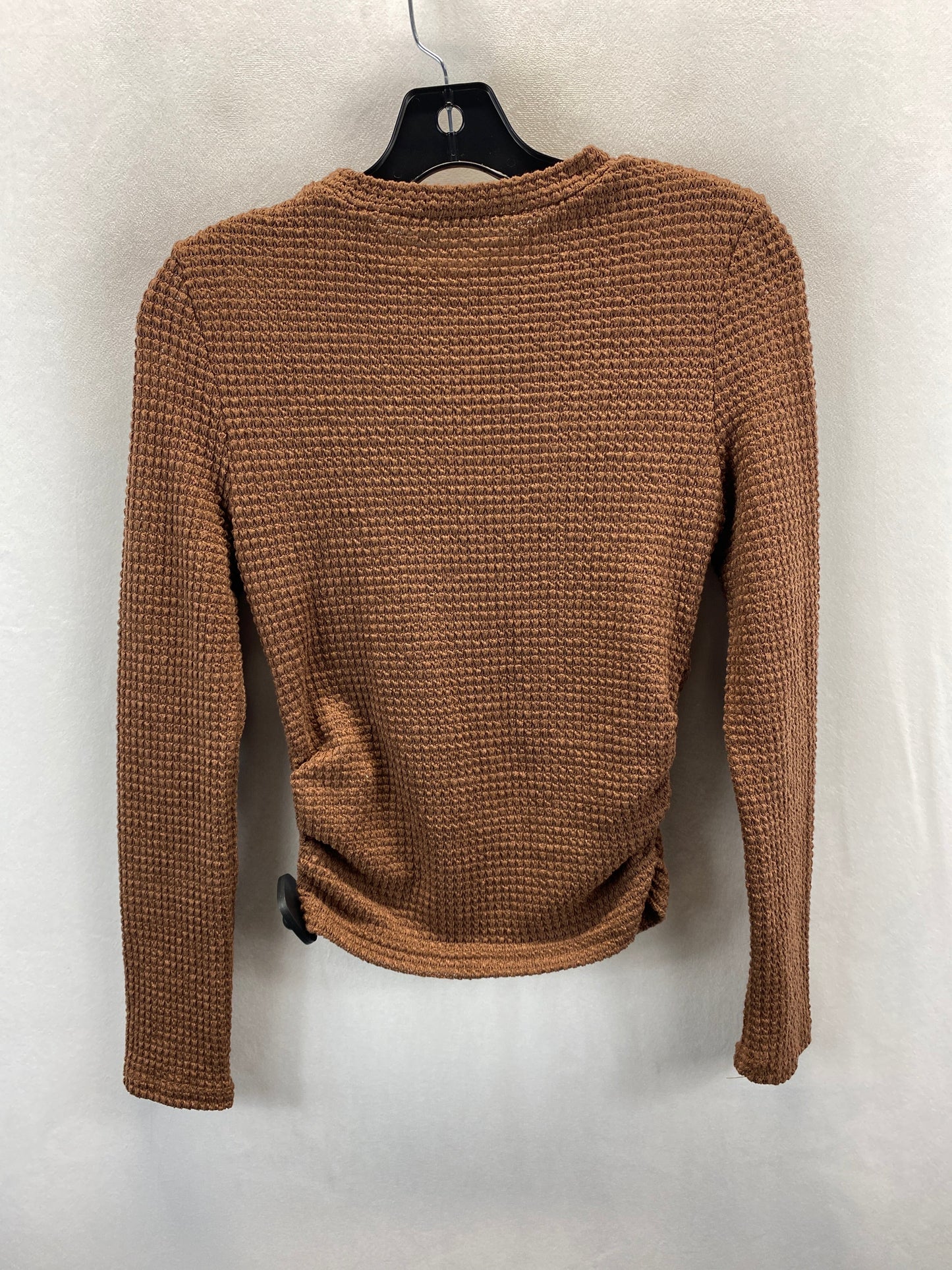 Top Long Sleeve By Shein In Brown, Size: 6