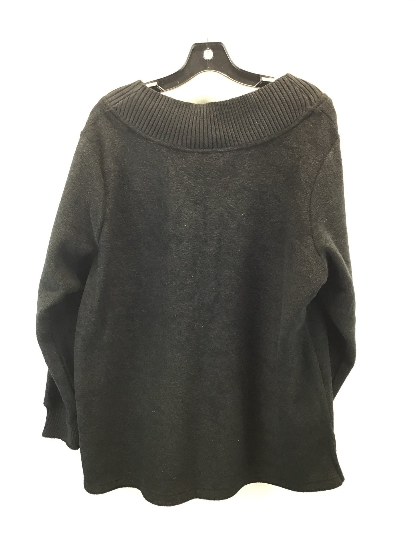 Sweater By Avenue In Black, Size: 1x