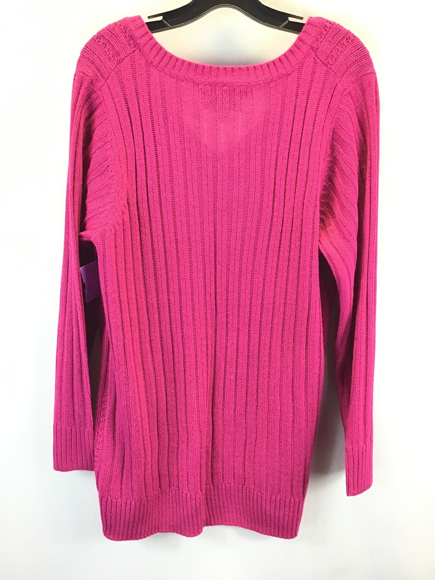 Sweater By Avenue In Pink, Size: Xl