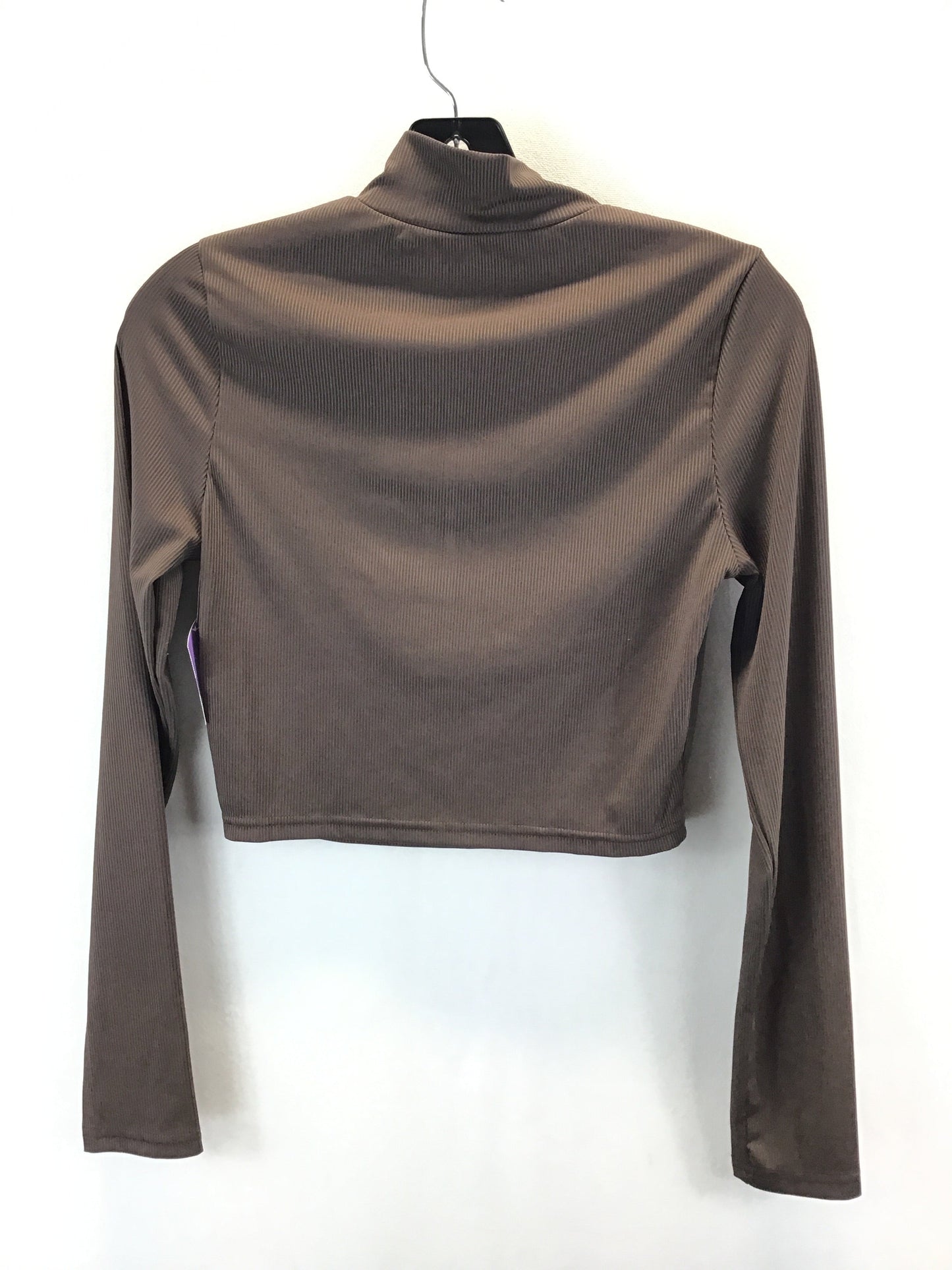 Top Long Sleeve By Shein In Brown, Size: 6