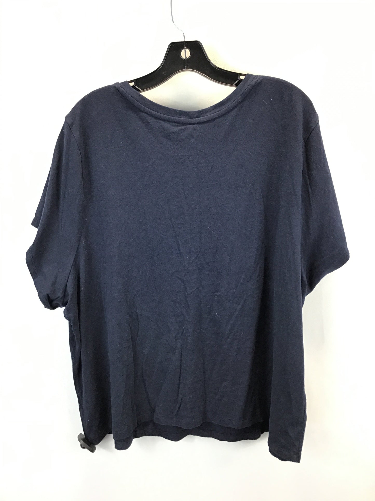 Top Short Sleeve Basic By Old Navy In Navy, Size: 4x