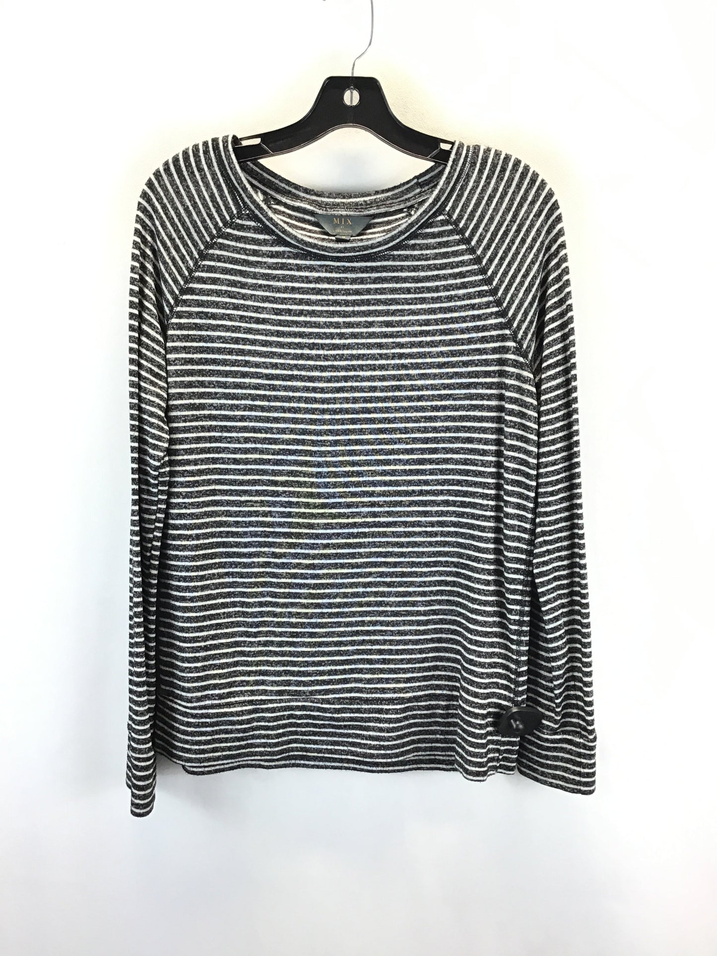 Top Long Sleeve By 41 Hawthorn In Striped Pattern, Size: M