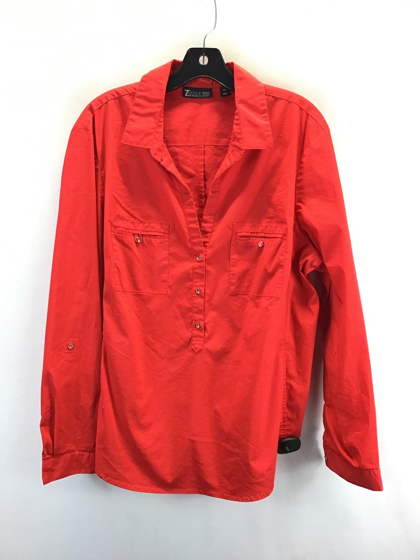 Top Long Sleeve By New York And Co In Red