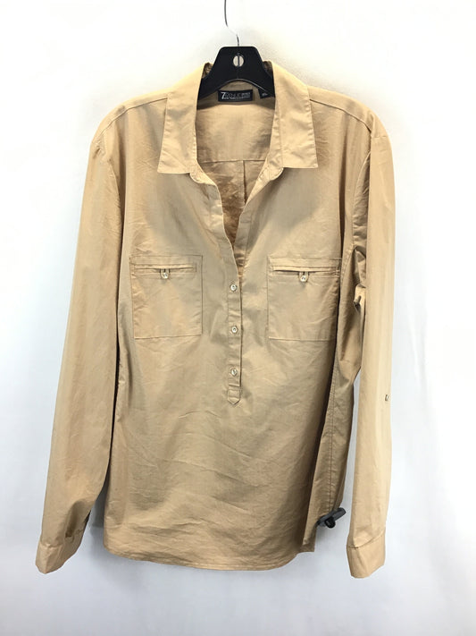 Top Long Sleeve By New York And Co In Tan