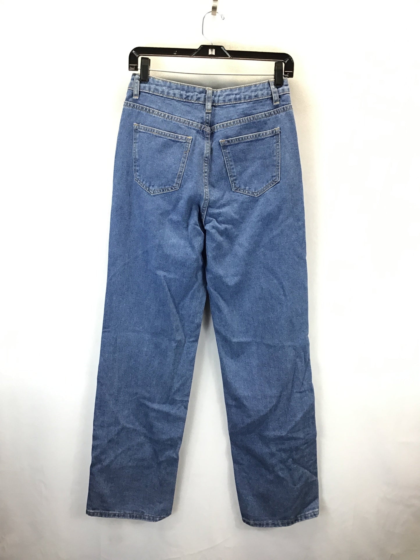 Jeans Straight By Shein In Blue Denim, Size: S