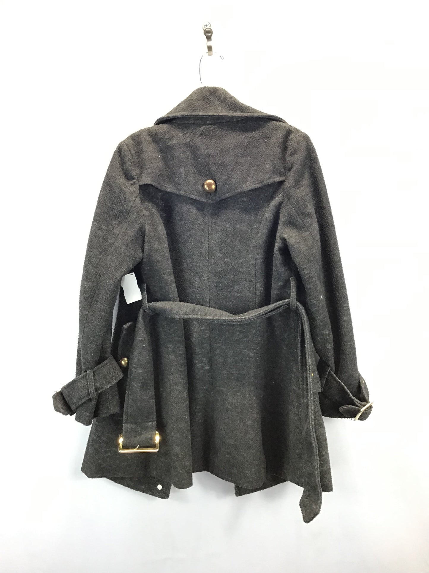 Coat Peacoat By Clothes Mentor In Grey, Size: M