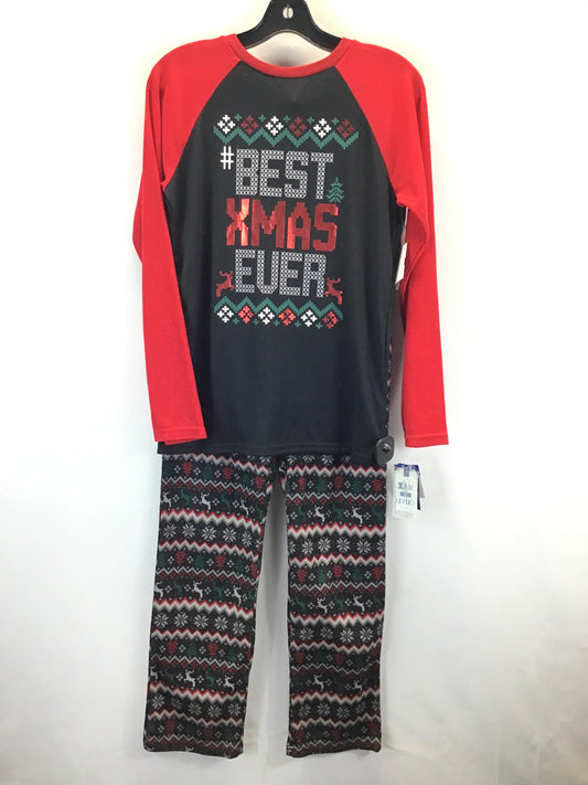 Pajamas 2pc By Clothes Mentor In Green & Red, Size: Xl