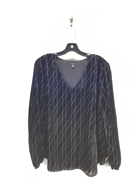 Top Long Sleeve By Ann Taylor In Black, Size: Xl