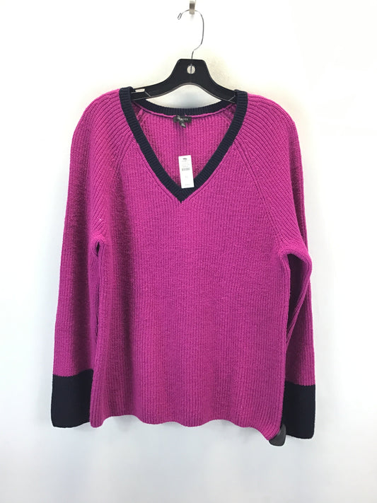 Sweater By Talbots In Purple, Size: Xl