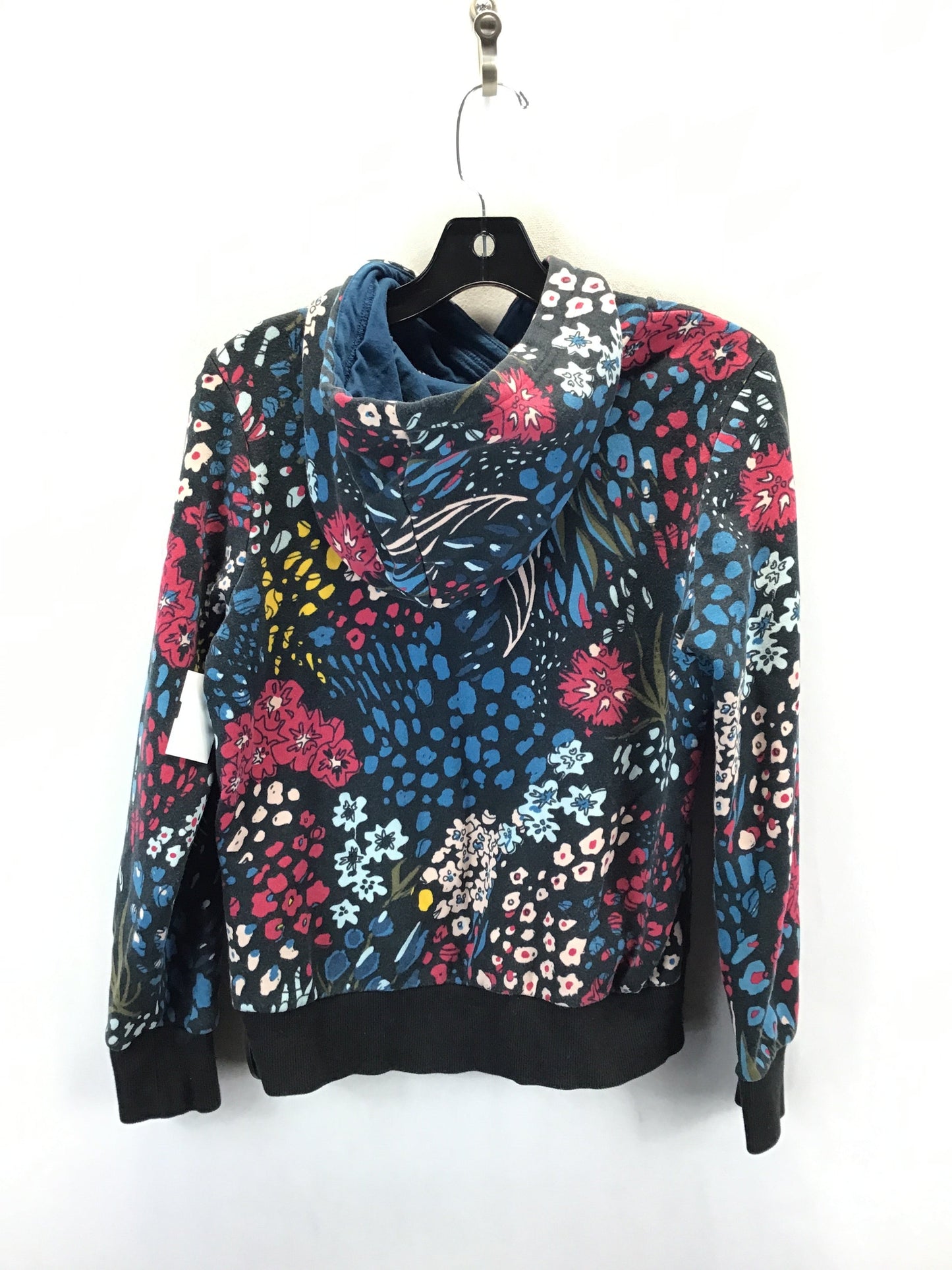 Sweatshirt Hoodie By Adidas In Floral Print, Size: S