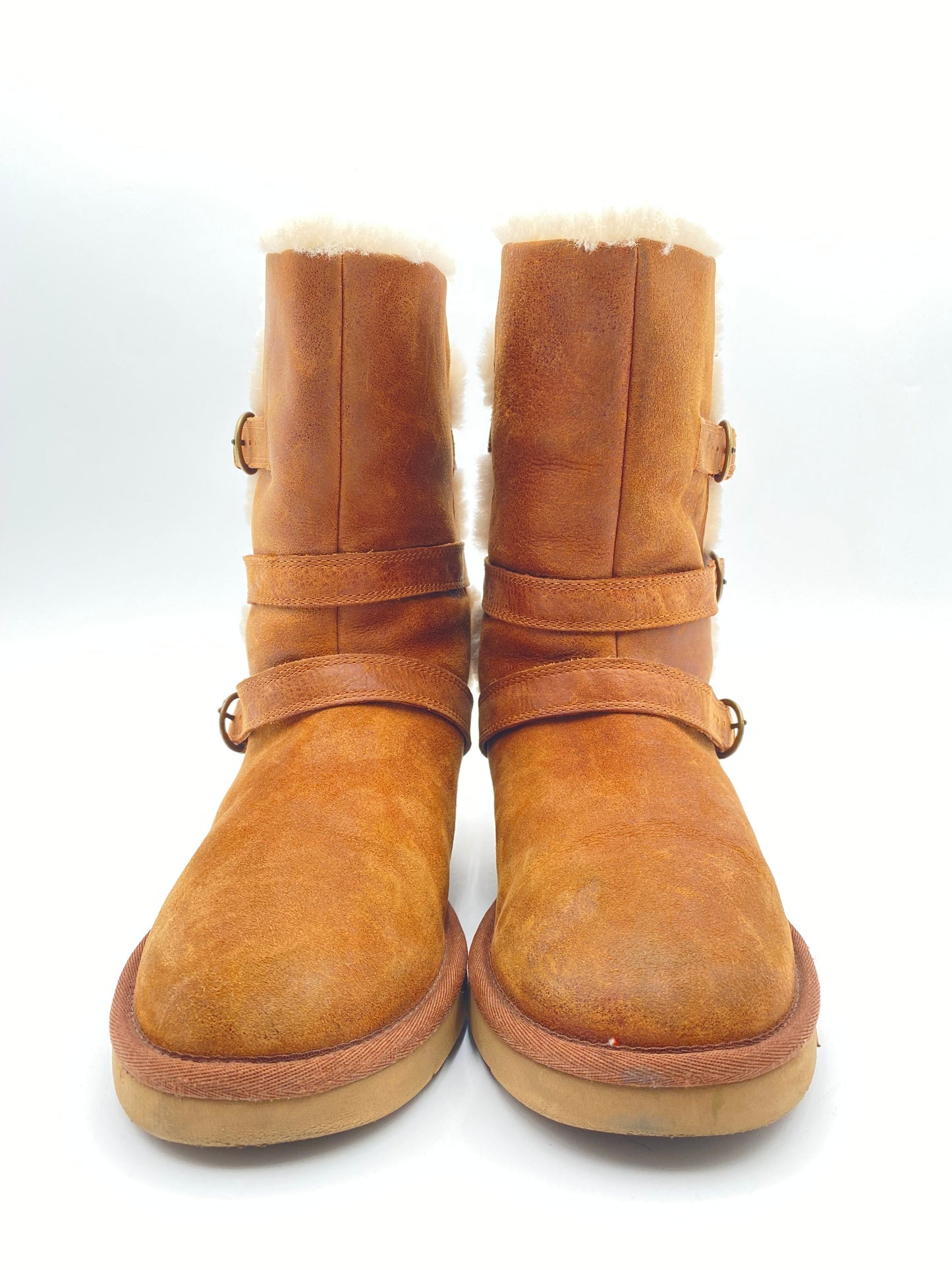 Boots Designer By Ugg In Tan, Size: 9