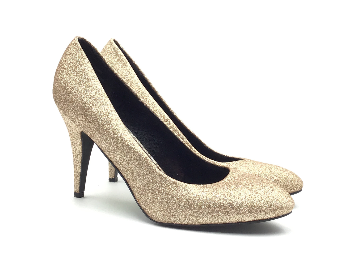 Shoes Heels Stiletto By Deb In Gold, Size: 11