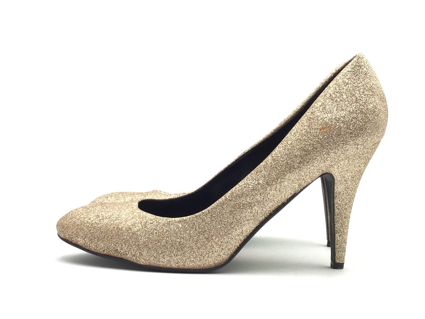 Shoes Heels Stiletto By Deb In Gold, Size: 11