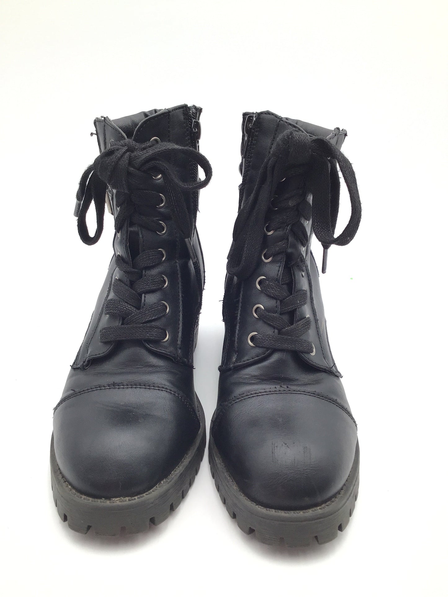 Boots Combat By Madden Girl In Black, Size: 7.5