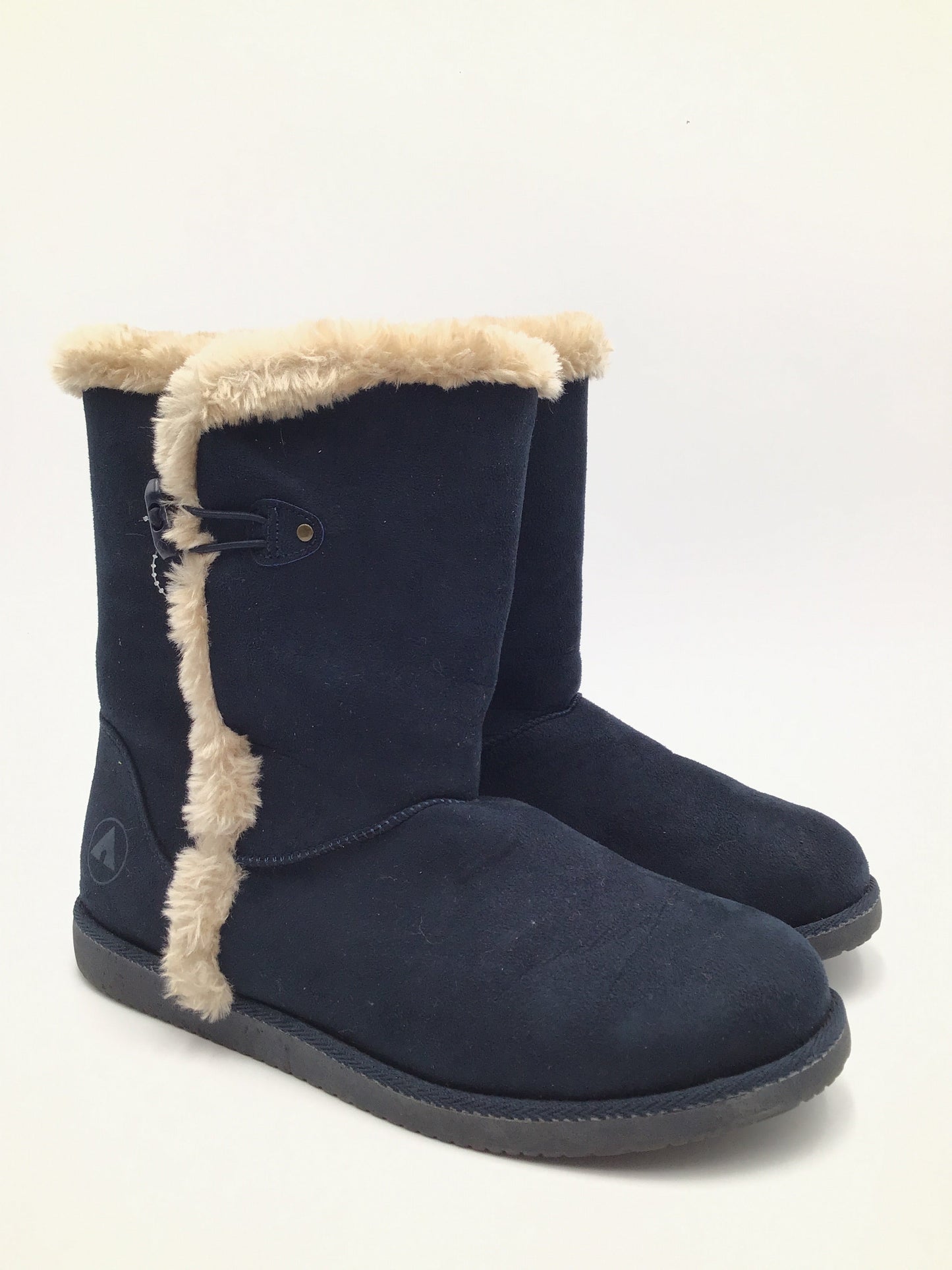 Boots Snow By Airwalk In Navy, Size: 12