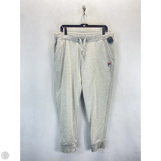 Athletic Pants By Fila In Grey, Size: Xl