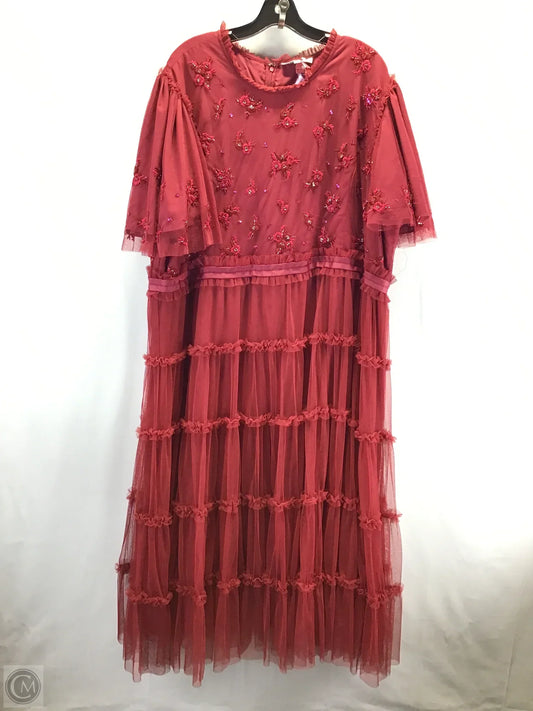 Dress Party Long By Cmc In Red, Size: 4x