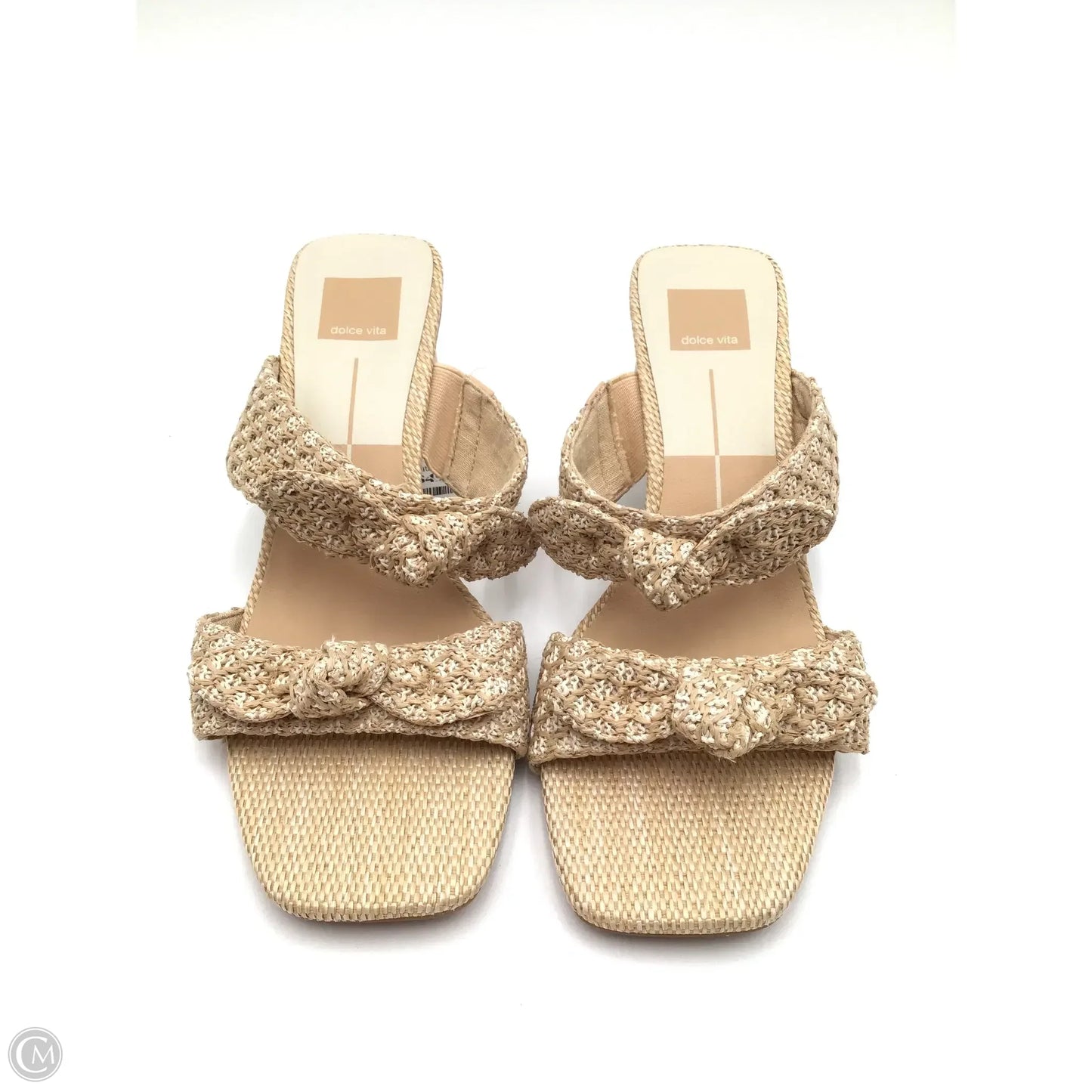 Sandals Heels Block By Dolce Vita In Tan, Size: 9.5