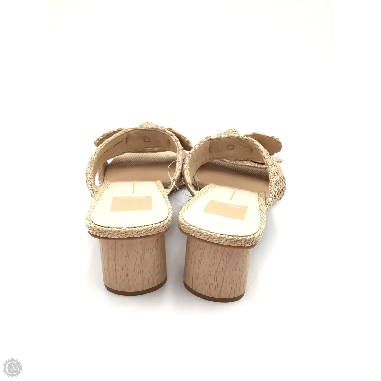 Sandals Heels Block By Dolce Vita In Tan, Size: 9.5