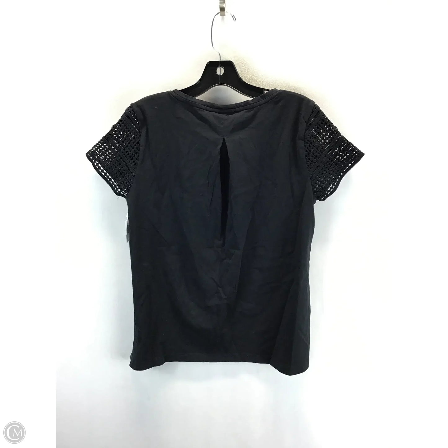 Top Short Sleeve By Lands End In Black, Size: S