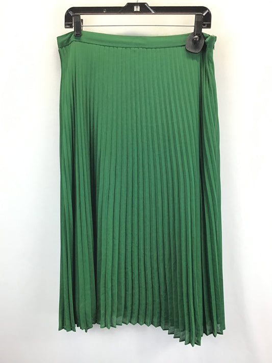 Green Skirt Midi Ann Taylor, Size 12