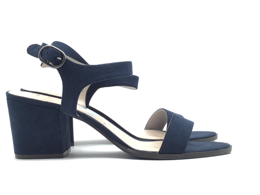 Blue Sandals Heels Block Style And Company, Size 9