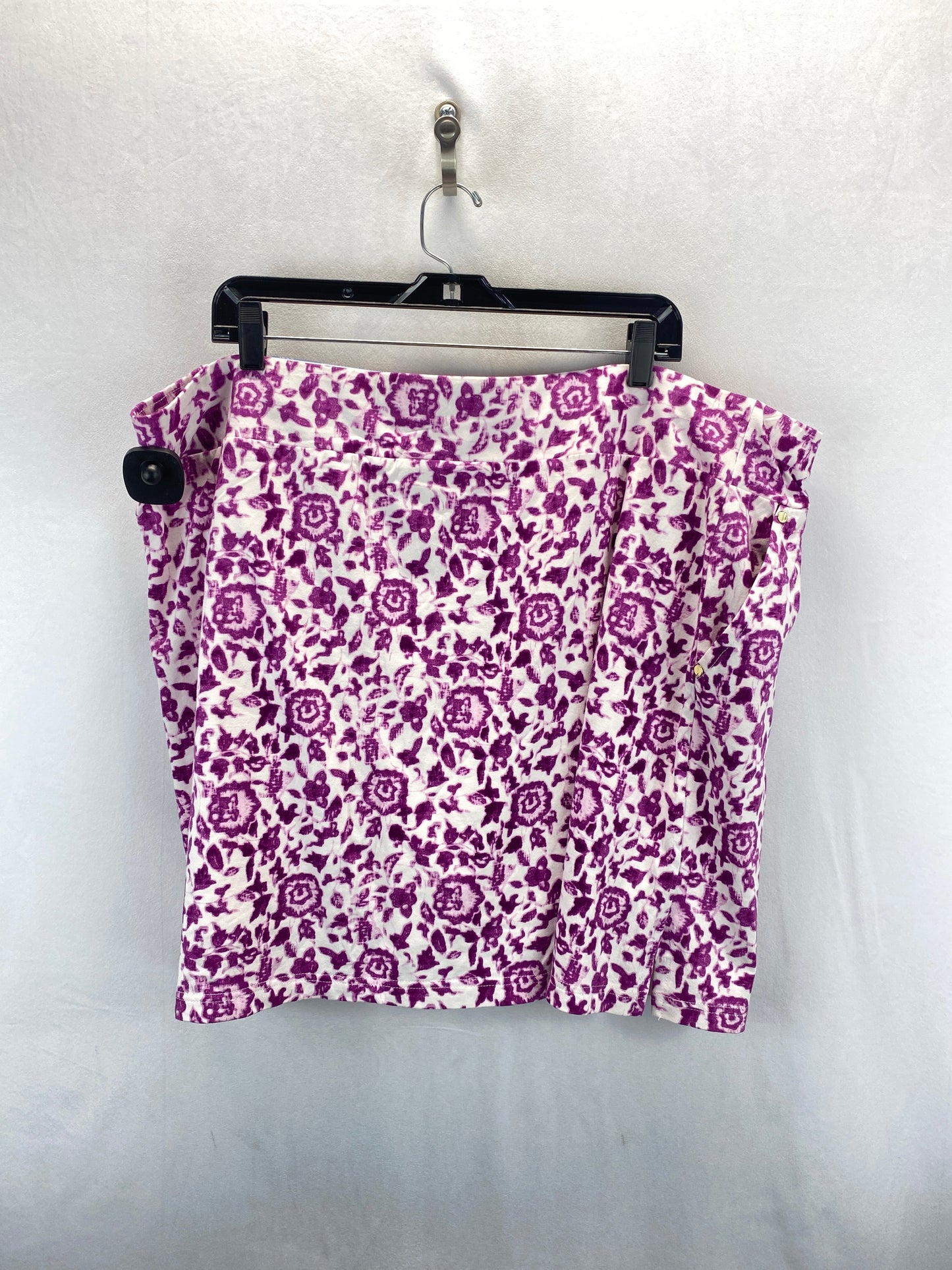 Pink & White Skort Jones New York, Size Xxxl