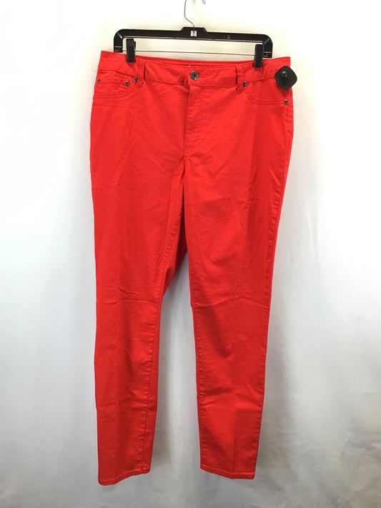 Pants Other By Ashley Stewart In Red, Size: 14