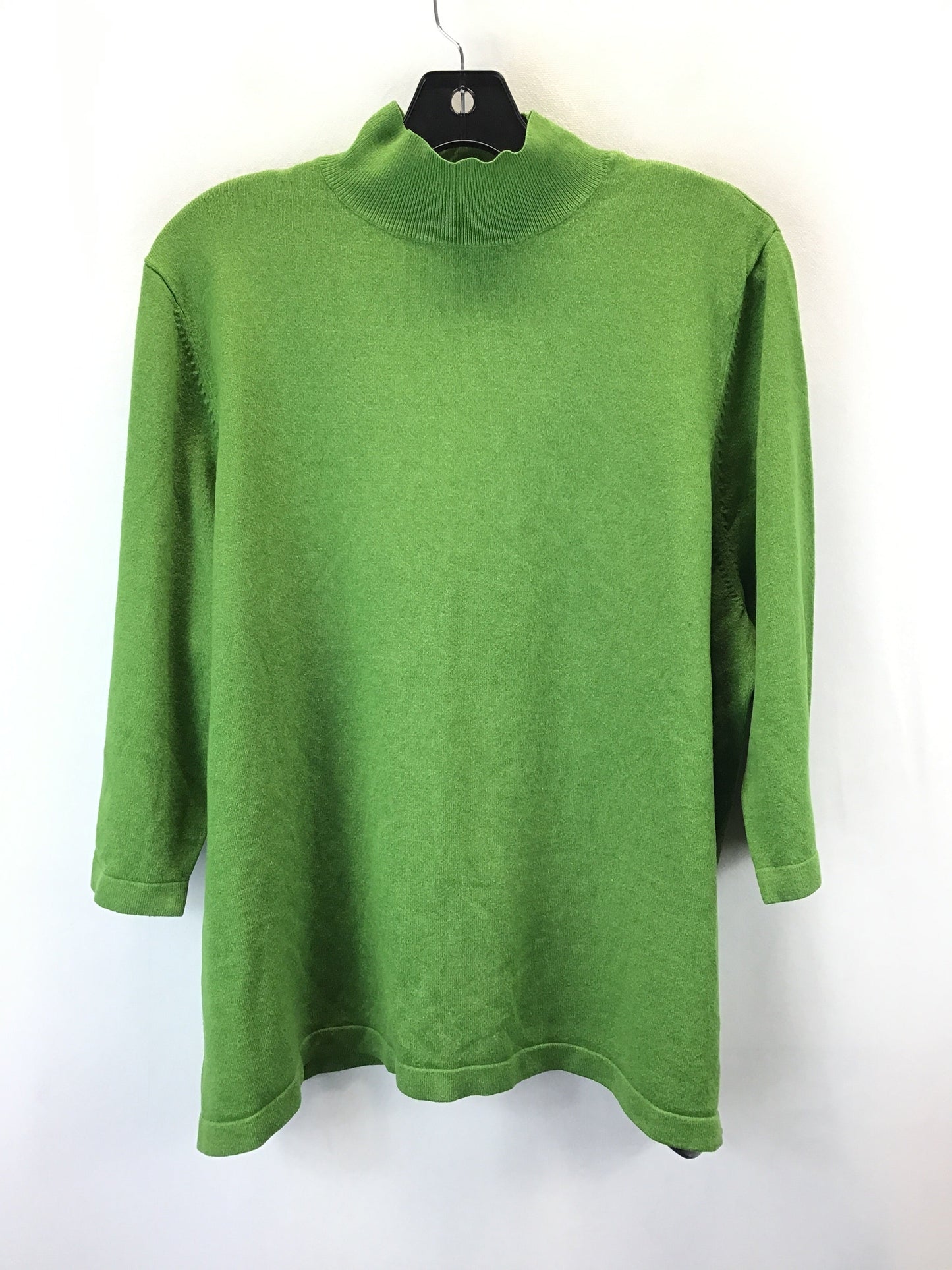 Sweater By Avenue In Green, Size: 22