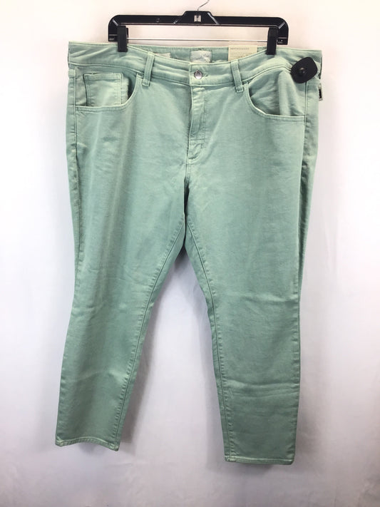 Jeans Straight By Universal Thread In Green, Size: 18