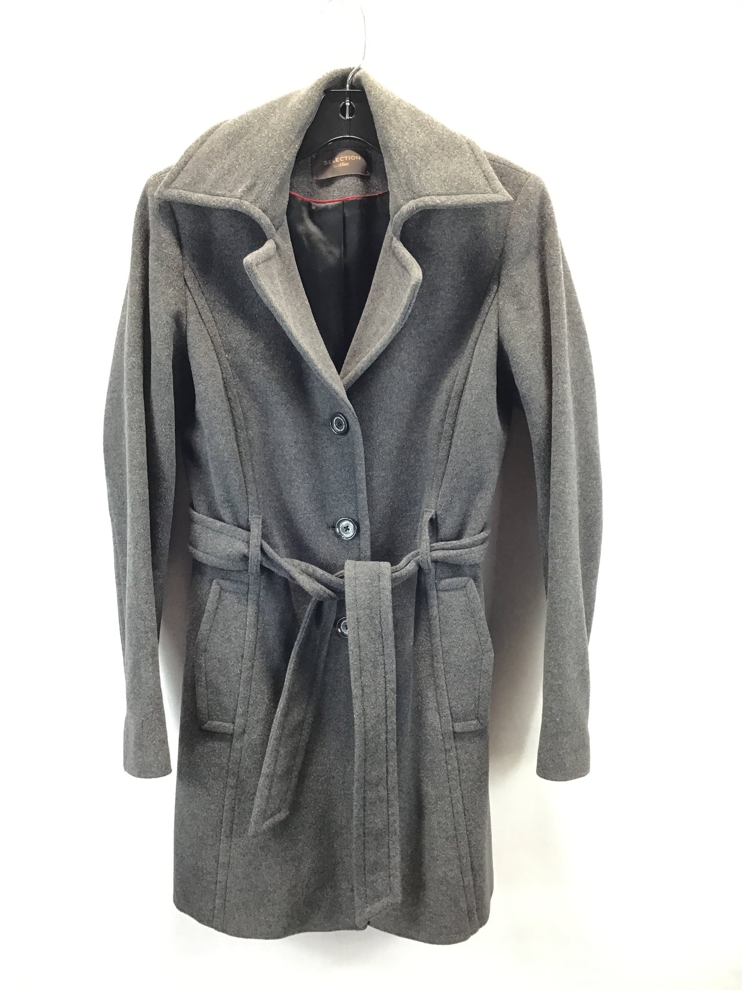 Coat Peacoat By Clothes Mentor In Grey, Size: 4